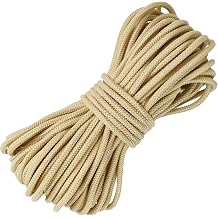 1/8 inch Non-Slip Elastic Band -3mm 15 Yards Soft Elastic Cord Stretch String Braided Thread for Sports Gear, DIY Crafts, Hair Bands, Shoelaces,Apparel Making & Camping Tie Down Khaki
