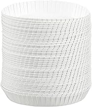 100 Pcs Disposable Paper Cup Covers - Recycled Drinking Lids for Coffee, Tea, and Beverage Cups - Ideal for Cafes, Hotels, Ktv, and Bars