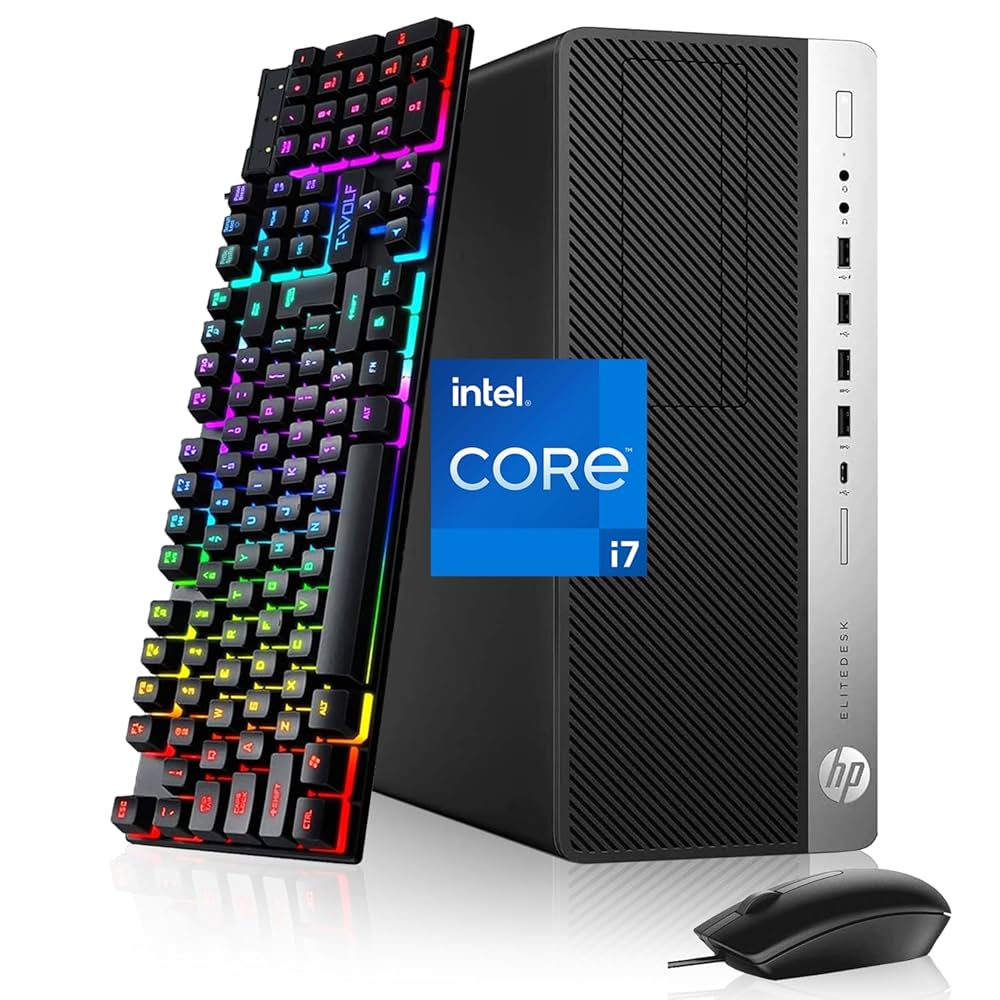 HP EliteDesk 800 G4 Tower Desktop Computer, Intel Core i7