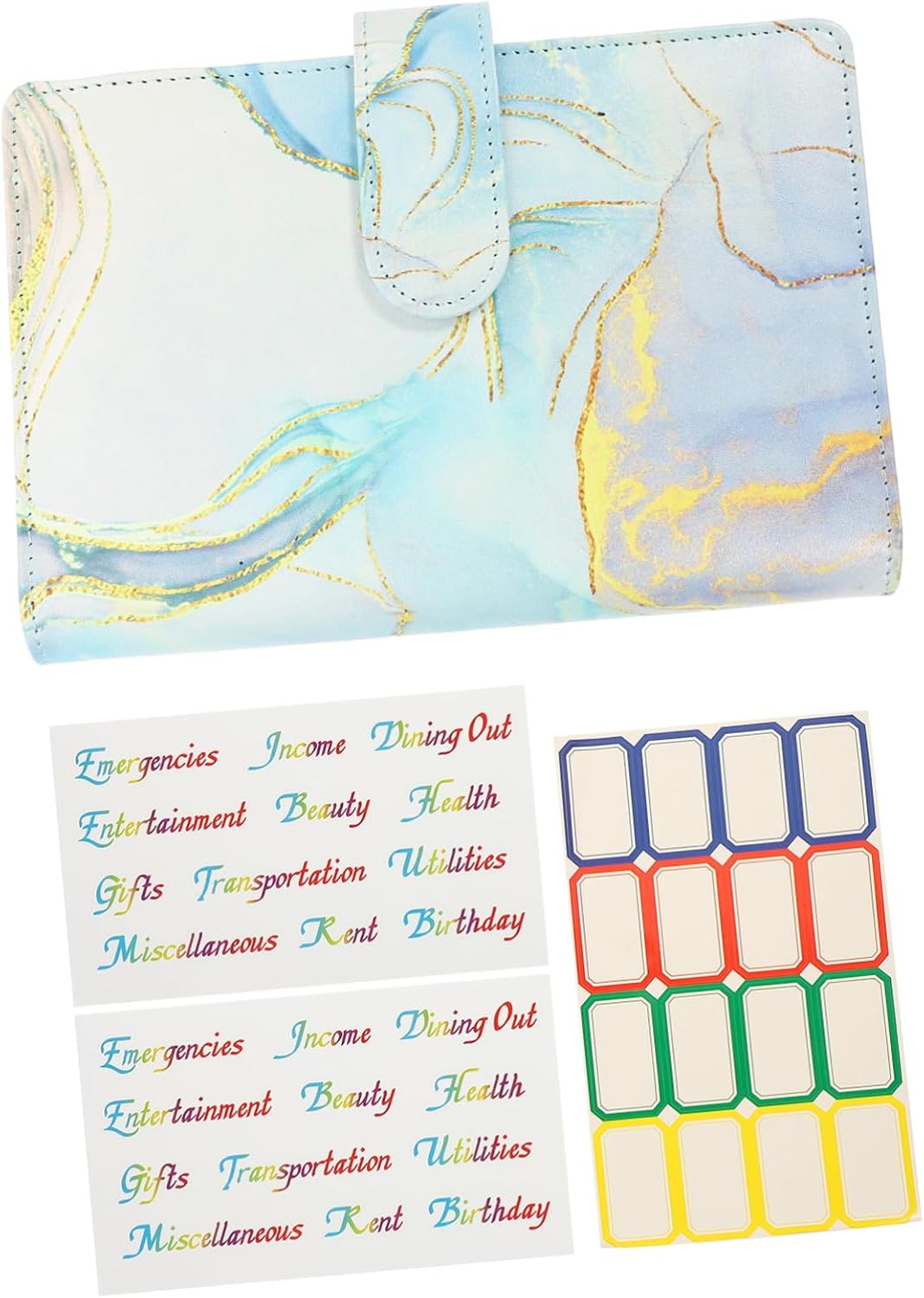 MAGICLULU 1 Set Consommables Règle Classeur De Devises Pvc Argent