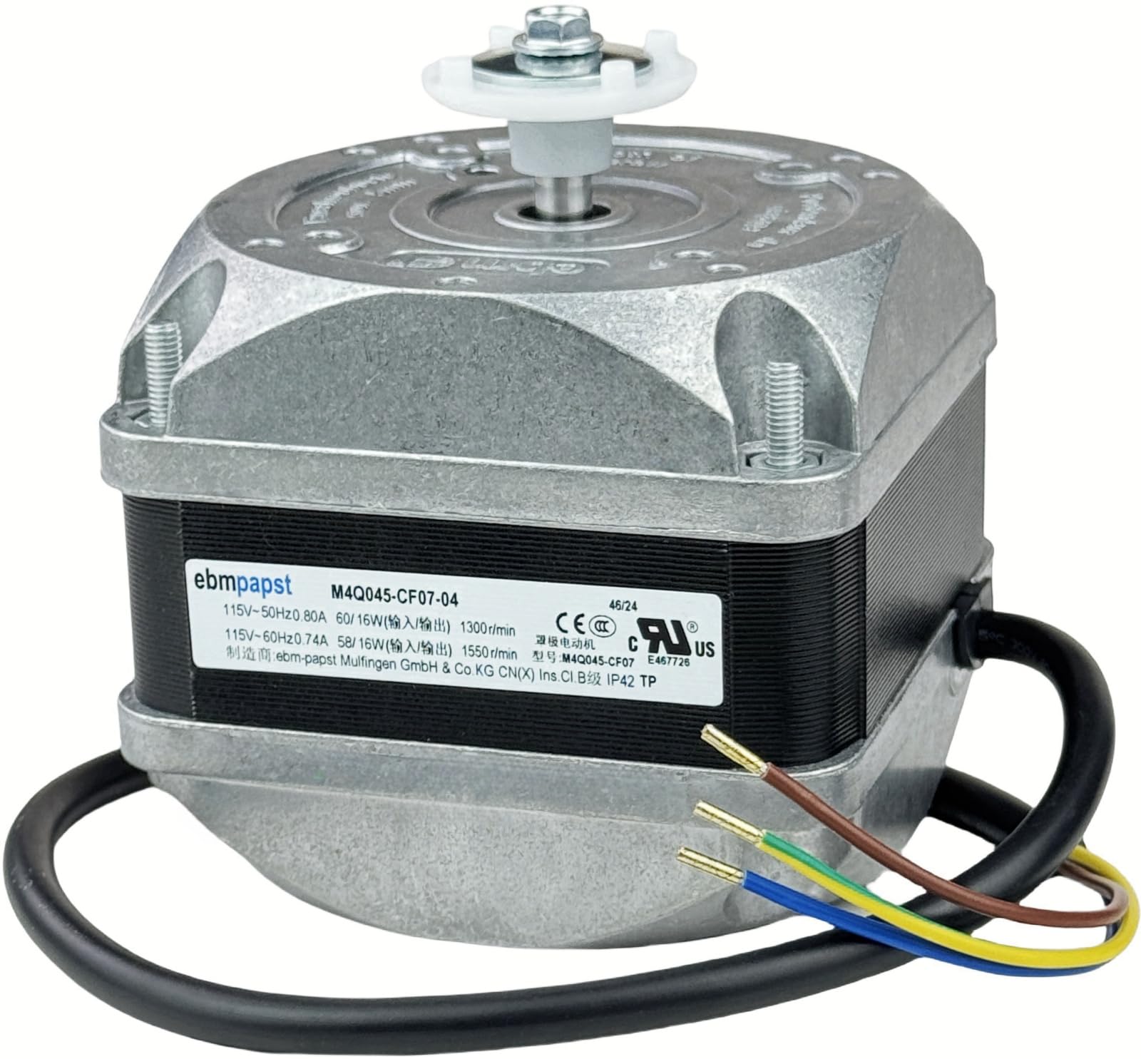 for ebm-papst M4Q045-CF07-04 Freezer Condenser Fan Motor, 115V AC 