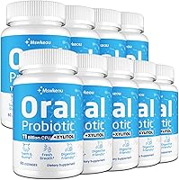 Vista 1 de Probióticos orales para boca mal aliento para adultos, 11 mil millones de UFC, los mejores probióticos dentales orales para dientes y encías