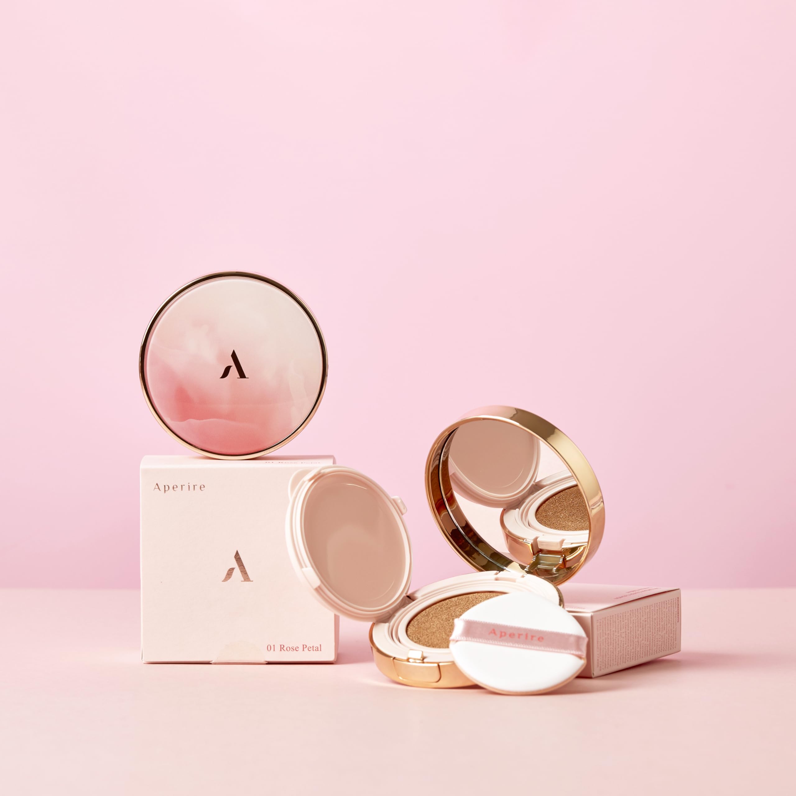 Aperire Day Dream Cover Cushion 13g – Fond de Teint Cushion Semi-Mat Haute Couvrance, Fini Naturel Lumineux, Longue Tenue, Lisse les Pores – 04 Deep Tan