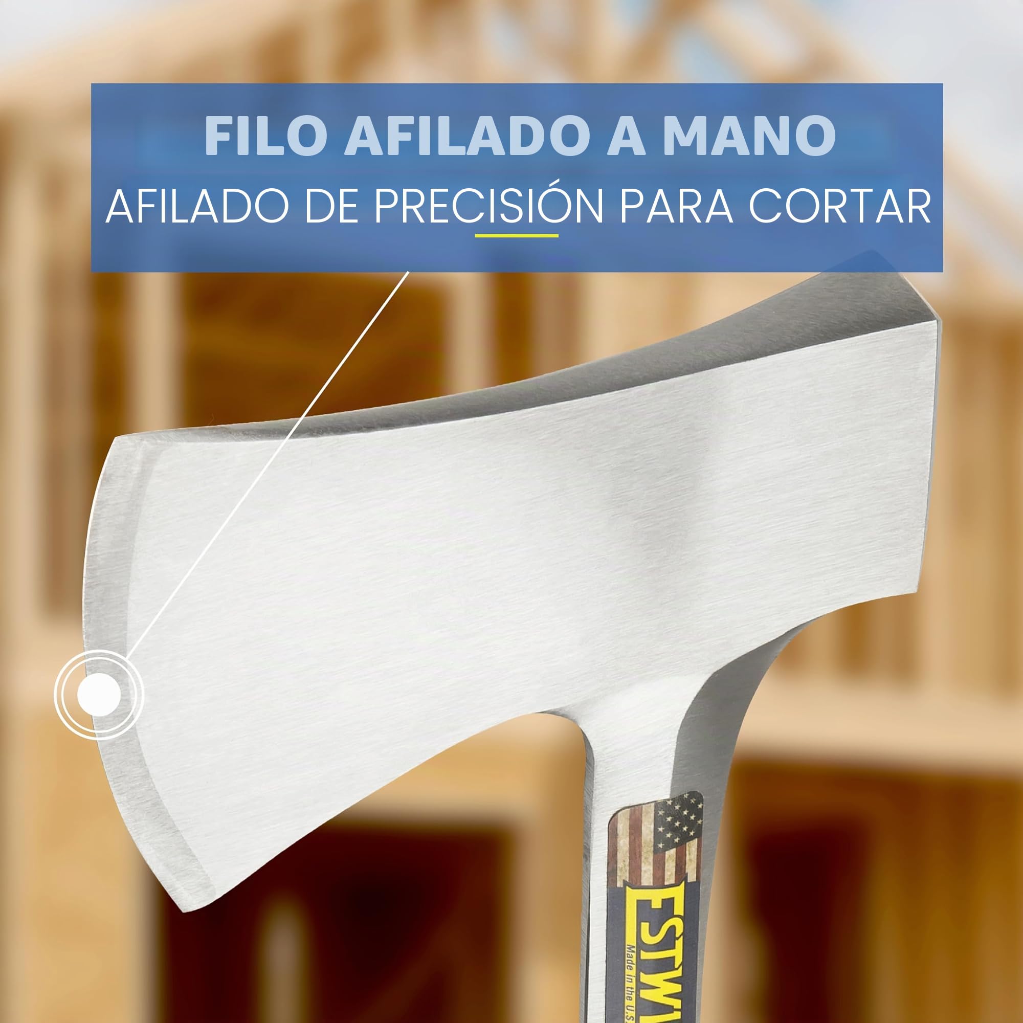 Estwing ES24A Cuchillo a Lama Fissa,Unisex - Adultos, multicolor, un tamaño