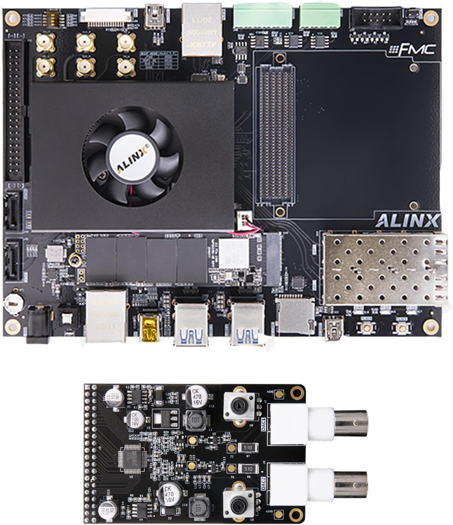 NewAlinx AXU15EGB: Xilinx Zynq UltraScale+ MPSoC XCZU15EG FPGA Development Board (AN9767 Package)