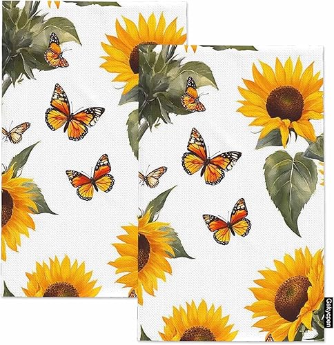 Miniatura 16 de Black Cat - Juego de 2 toallas de cocina con diseño de gato lindo con texto en inglés "Don't Stress Meowt", absorbentes y suaves, para decoración