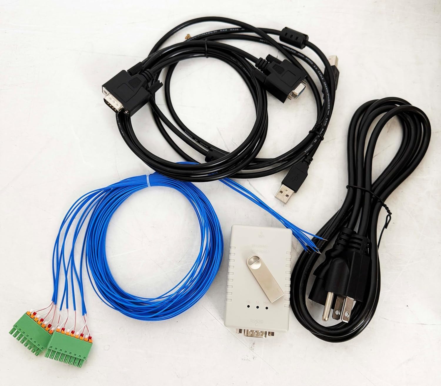 8 Channel Thermometer for Multi-Point Temperature Testing with Range -200℃~1800℃ Resolution 0.1℃ RS-232 & USB Interface Thermocouple J/K/T/E/S/N/B/R