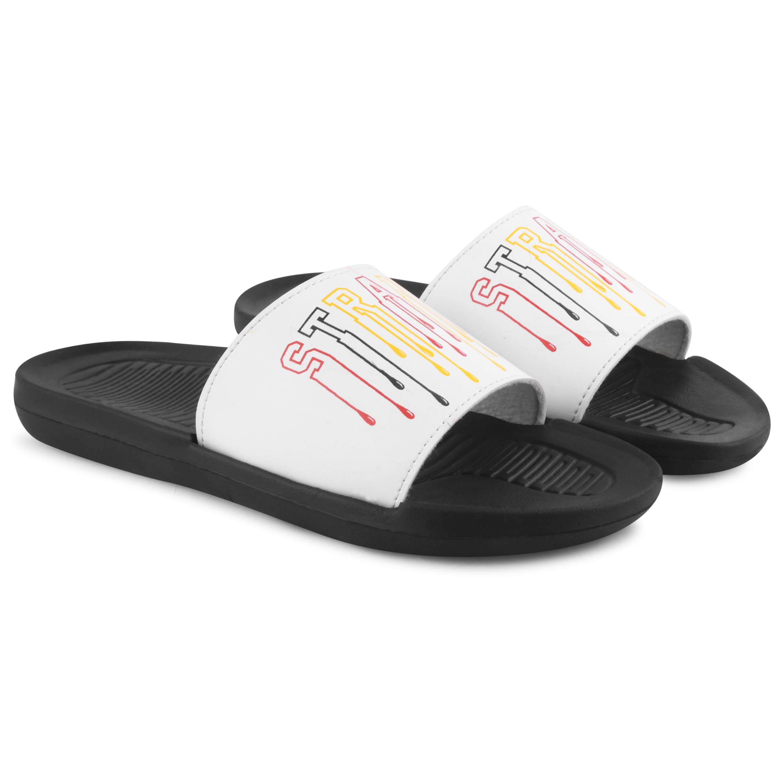 PERY-PAO Sliders Mens Black, Grey,White Stylish Printed Flip Flop & Slippers (B0DF37XNJ7) Amazon Price History, Amazon Price Tracker
