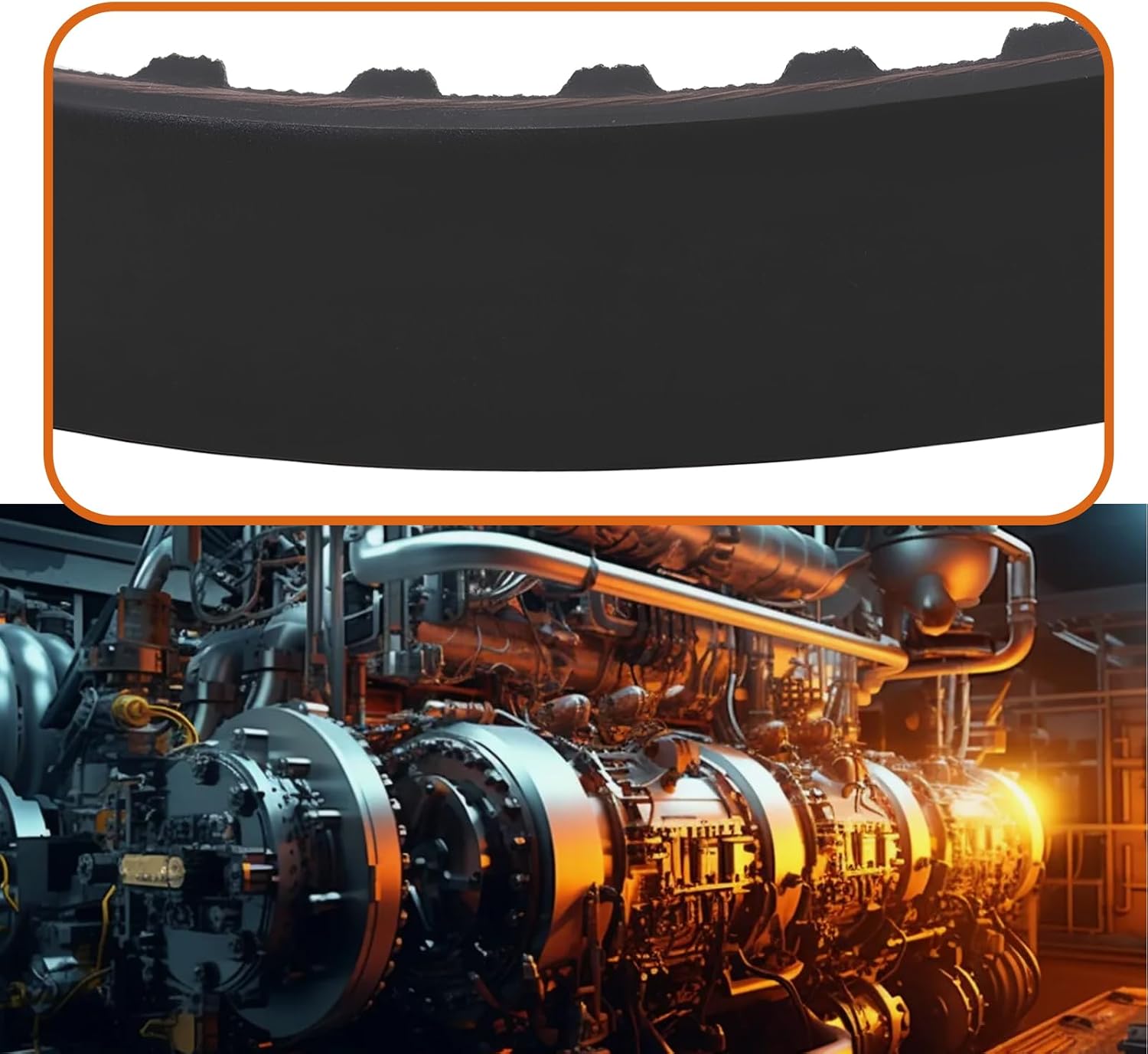 2pcs 210L075G Timing Belt 21 Inch Length 0.75 Inch Width 3/8 In Pitch for Equitment