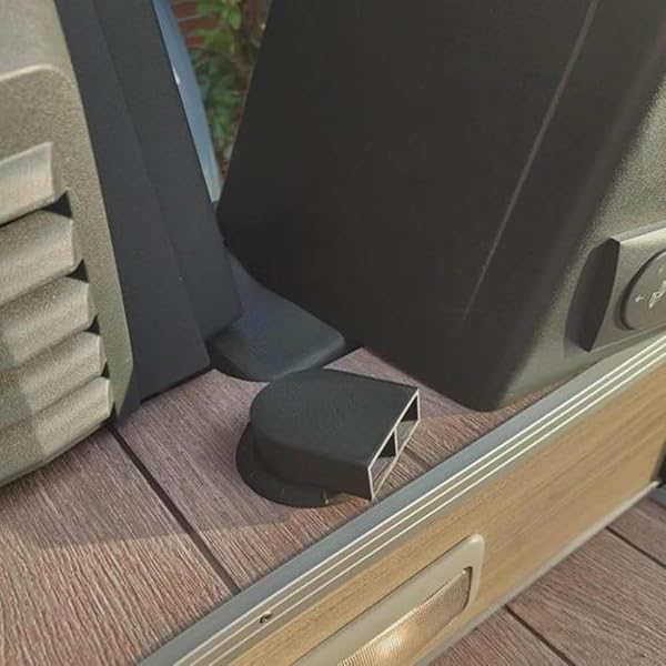 3 Stücks Luftausströmer für Truma Heizung, 3D Druck Luftausströmer Wohnmobil, Luftlenker Aufsatz Passend für Truma & Webasto Heizung, 90° Luftstrom Umlenker, 55mm, Wohnmobil Zubehör RV (Schwarz) - 4