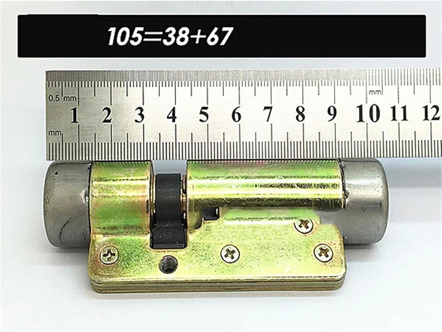 Door Lock Core Entrance Exterior Cylinder Pull Handle Body 1Pcs(85(38-47))