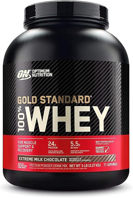 100% Whey Gold Standard (5lbs) Extreme Milk Chocolate