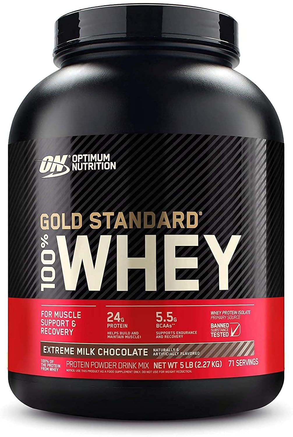 Gold Standard 100% Whey Chocolate 2270g – Optimum Nutrition, 2270g – Optimum Nutrition