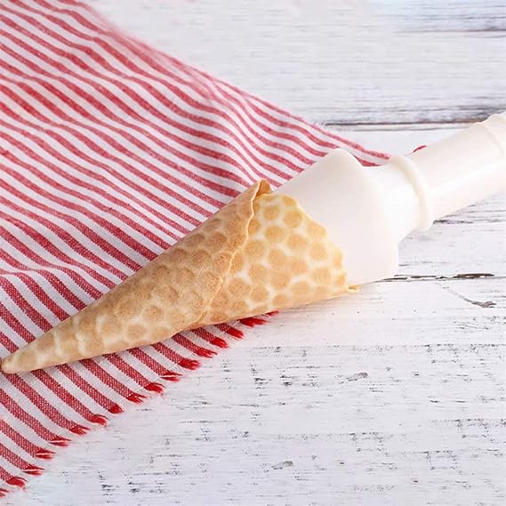 3 in 1 Cone Ice Cream Waffle Cone Roller DIY Tools,Multifunctional Pastry Roller Handmade Baking Kitchen Tool