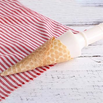 3 in 1 Cone Ice Cream Waffle Cone Roller DIY Tools,Multifunctional Pastry Roller Handmade Baking Kitchen Tool