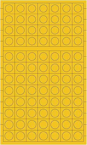 Amazon ハイキューパーツ 円形マスキングシール3l 7 8 8 8mm 1枚入 プラモデル用マスキングシール Cms 3l Msk イエロー マスキングテープ 通販