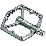 ROCKBROS Mountain Bike Pedals MTB Pedals Bicycle Flat Pedals Aluminum 9/16 Sealed Bearing Lightweight Platform for Road Mountain BMX MTB Bike