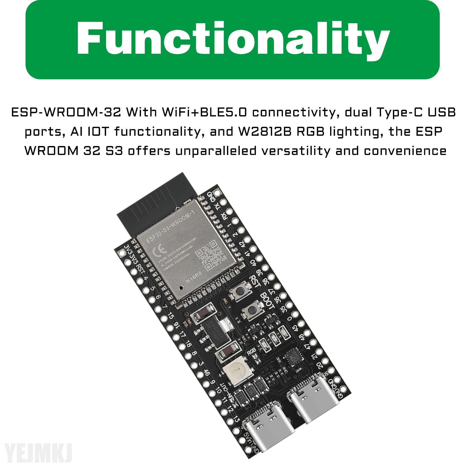 ESP32-S3 WROOM N16R8 CAM Carte De DéveloppementModule De Caméra - Foto 6