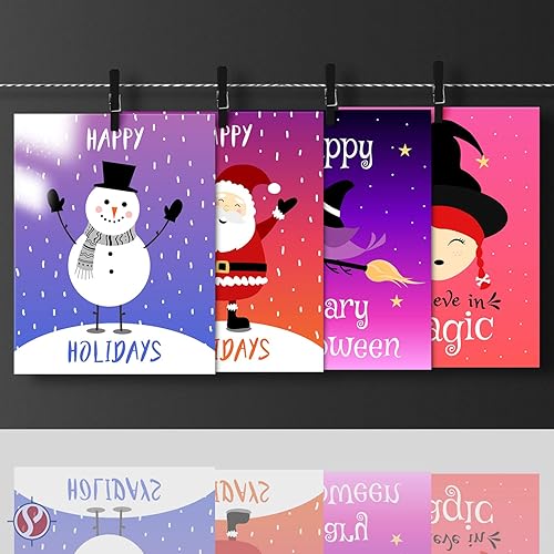 Miniatura 2 de Cartulina digital brillante de un solo lado, perfecta para impresión láser a color, propuestas de diseño, volantes, folletos, 8.5 x 11 pulgadas,