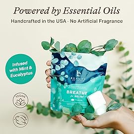 Shower Steamers Aromatherapy - USA Made with Natural Ingredients & Eucalyptus Essential Oil, Christmas Stocking Stuffers for Men & Women, Large Shower Bombs, White Elephant Relaxation Spa Gifts