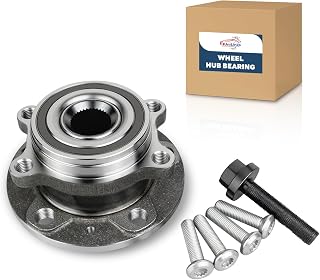 513253 Front or Rear Wheel Bearing Hub Assembly Compatible with Audi 06-18 A3/Q3/Quattro TT; with Volkswagen 06-19 Beetle/CC/Eos/Golf/GTI/Jetta/Passat/R32/Rabbit 5-Lug ABS