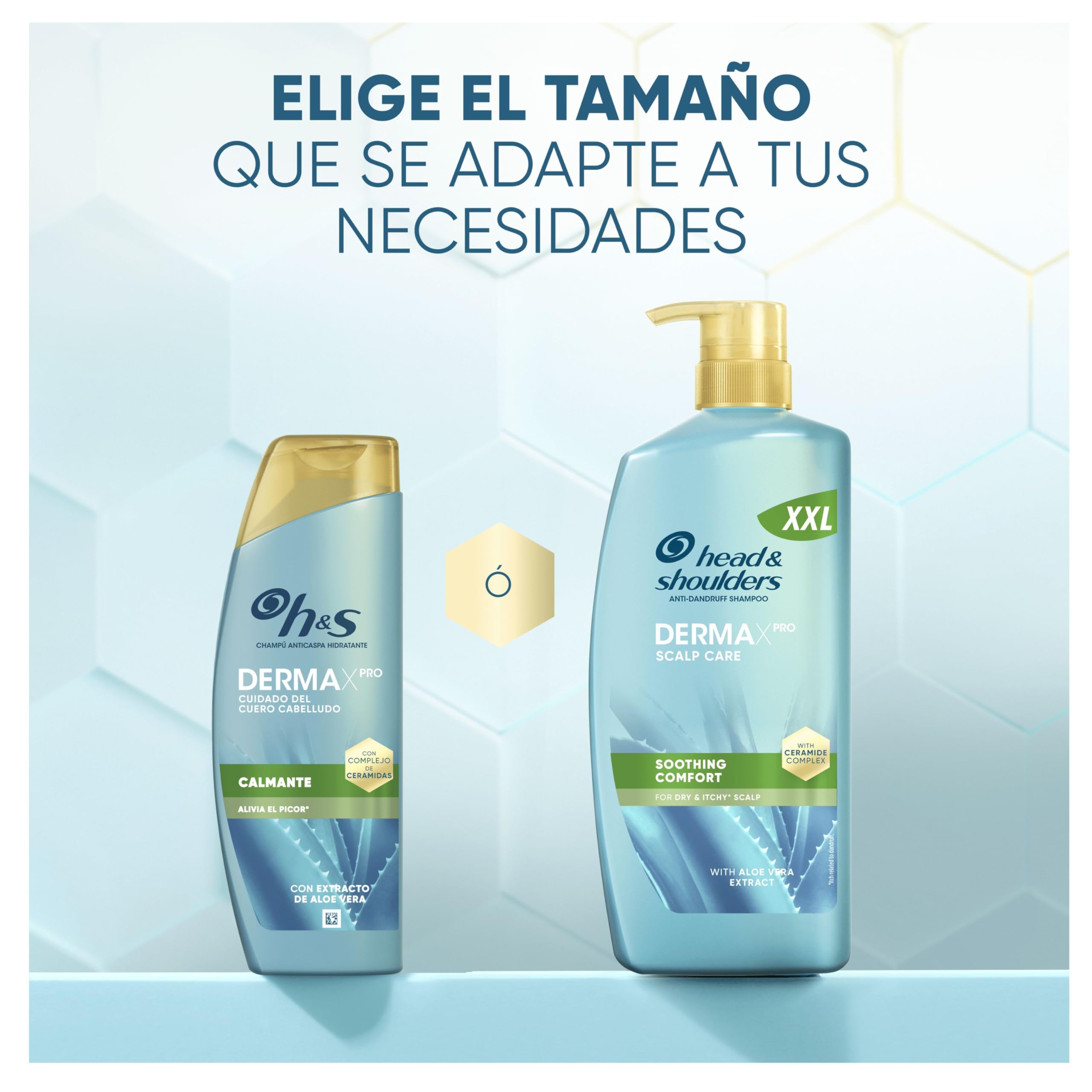 H&S DermaXPro Soothing Shampoo 800ml with Aloe Vera Extract and Ceramide Complex Relieves Dry and Itchy Scalp Helps Strengthen Skin Barrier - 5