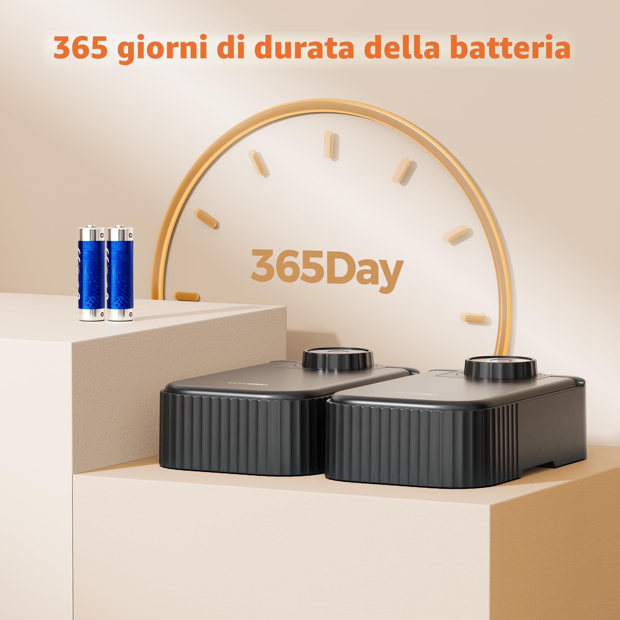 Distributore Automatico Cibo Gatti Umido: Dispenser Crocchette Gatto con Timer di 48 Ore - Dosatore Crocchette per Gatti senza Fili con 1 AA Batteria - Pasti Fino a 350g Ciascuno - Nero