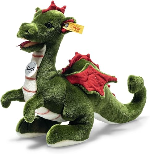 Steiff Dragón rocoso, animal de peluche de dragón de alta calidad, juguetes de peluche de animales de fantasía, juguete de peluche para niñas y
