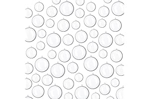 Vinsot Clear Balls for Cauldron: Decorate with 75 Transparent Christmas Ornaments