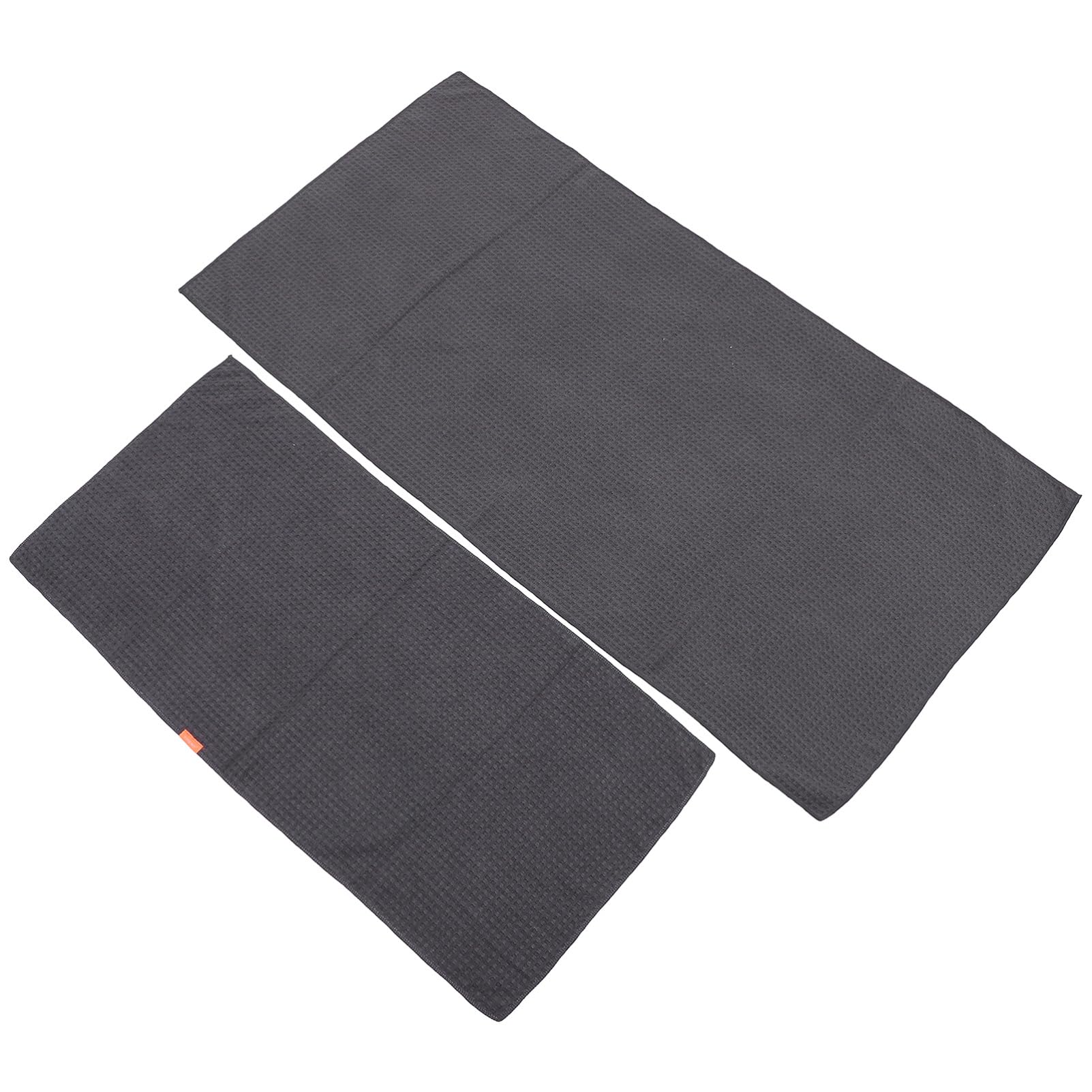 Toallas de baño de secado rápido de microfibra gruesa agradable para la piel, 2 uds.