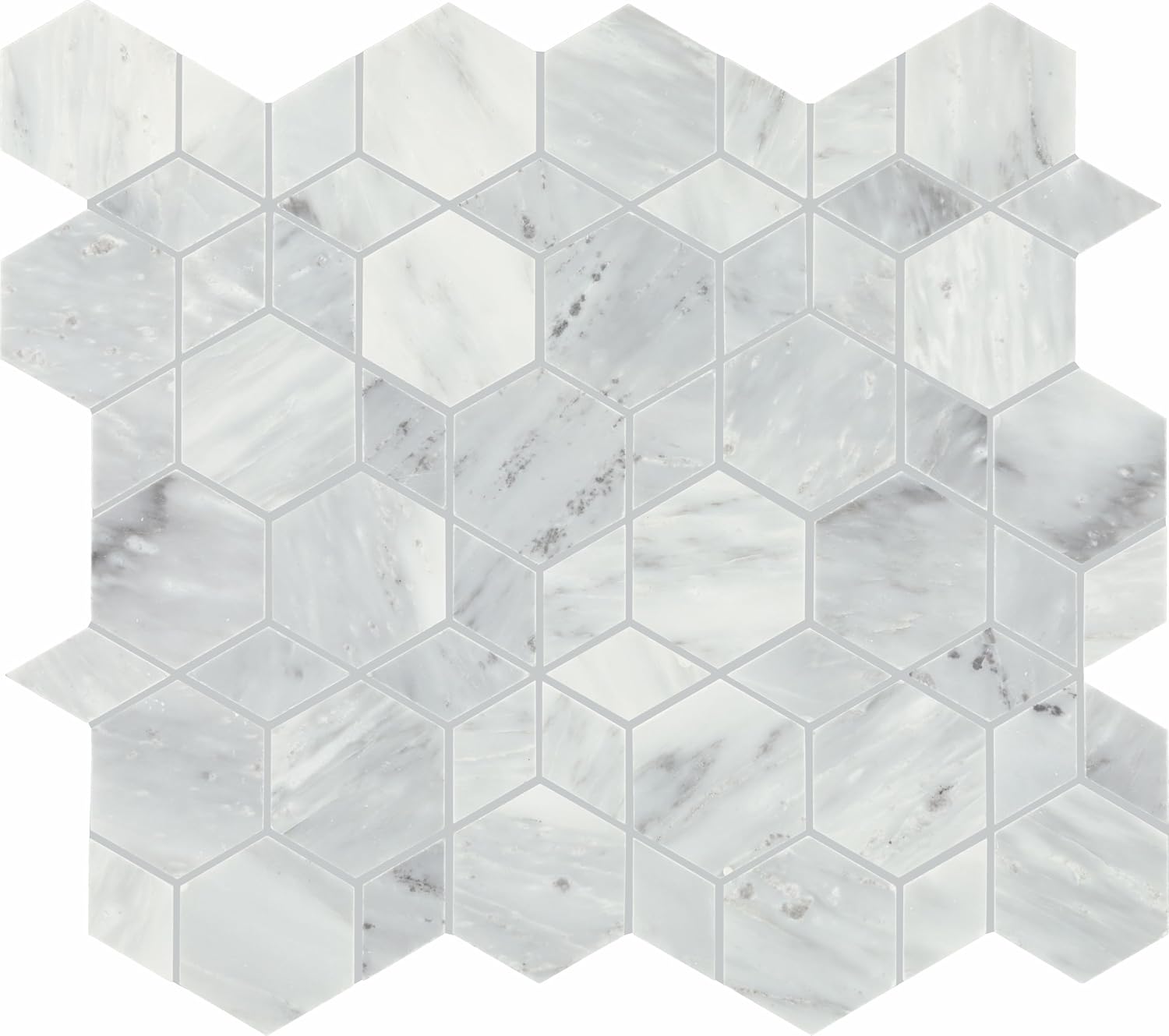Daltile Gamma Natural Stone Hypnotic XL Wall and Floor Mosaic Tile (10 PC Per Carton) (13.60 SQFT Per Carton)