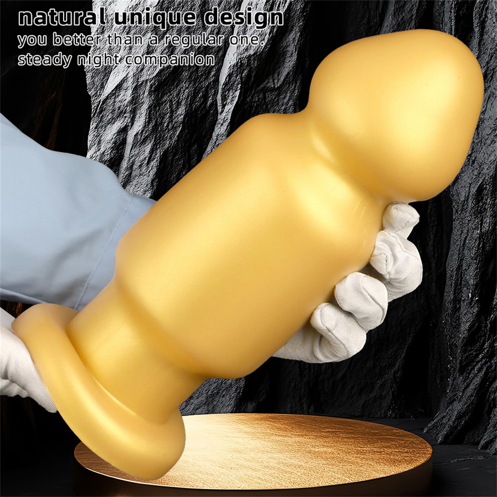 Plug anale extra large Monster Super Big Silicone Anal Dildo Enorme Dilatatore anale Fisting Giocattoli sessuali anali for donne uomini(L)