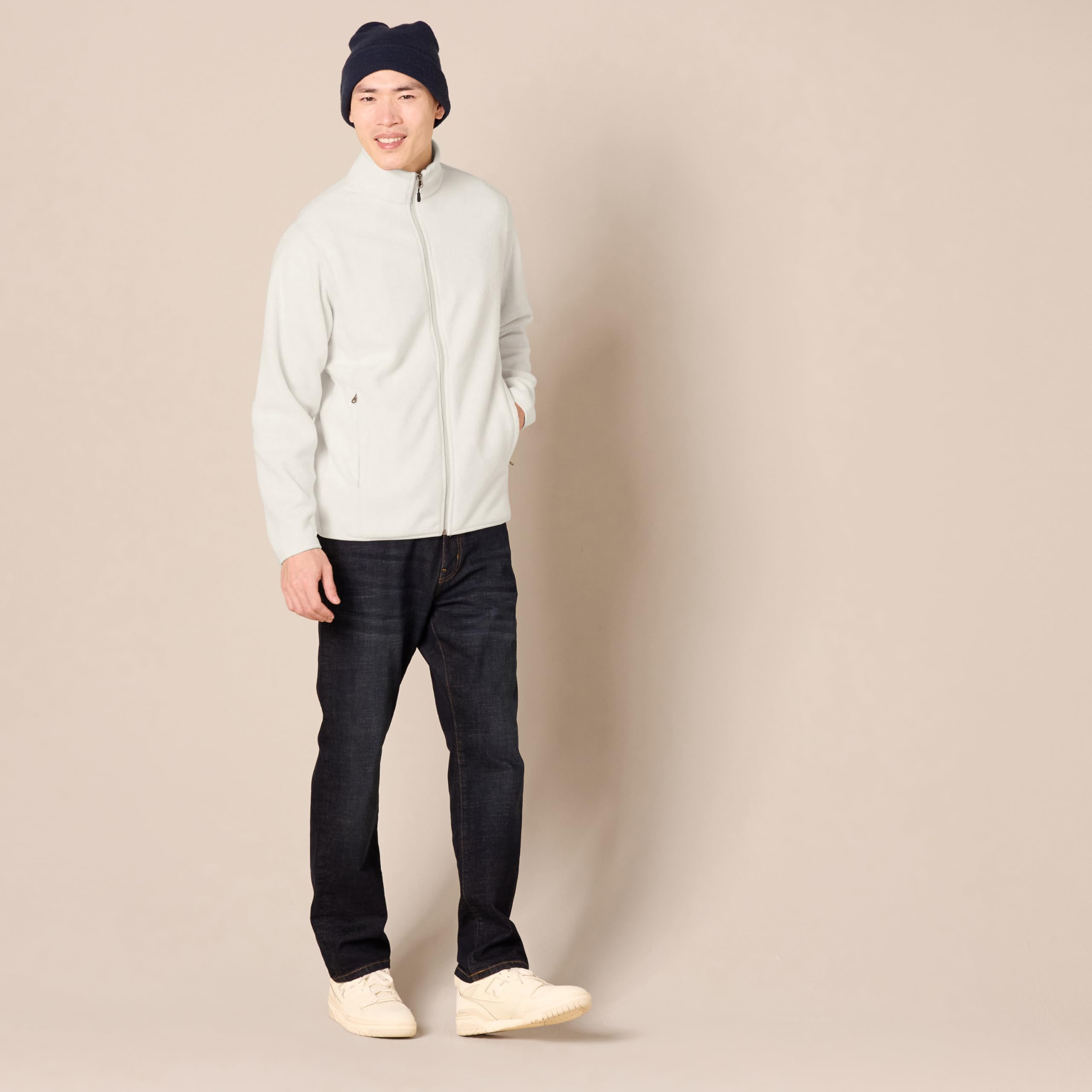 Amazon Essentials Uomo Giacca in Pile con Cerniera Intera (Disponibile in Taglie Big And Tall)