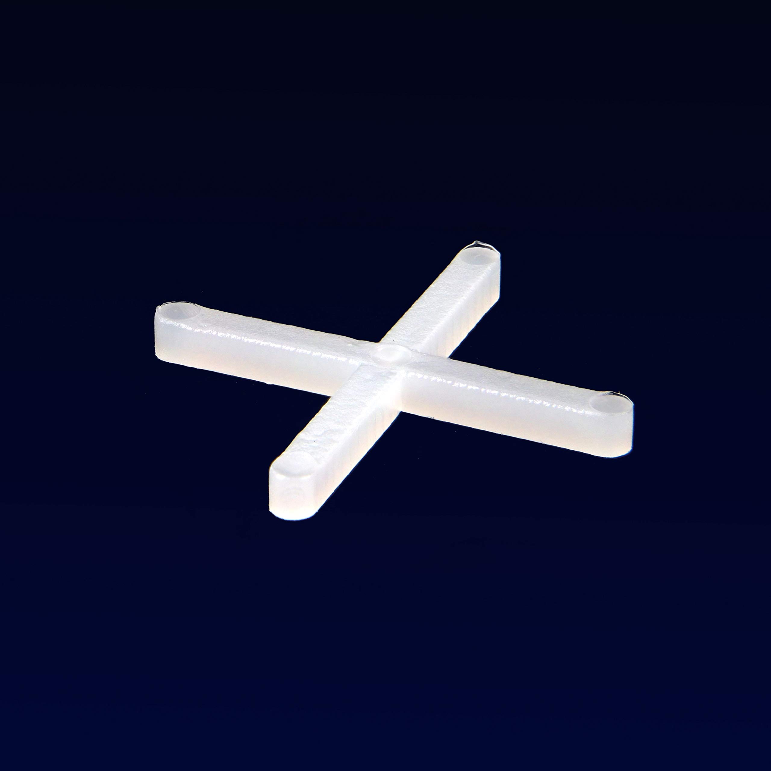 INTOX - Croce per piastrelle, 2,0 mm, 200 pezzi, colore: Bianco