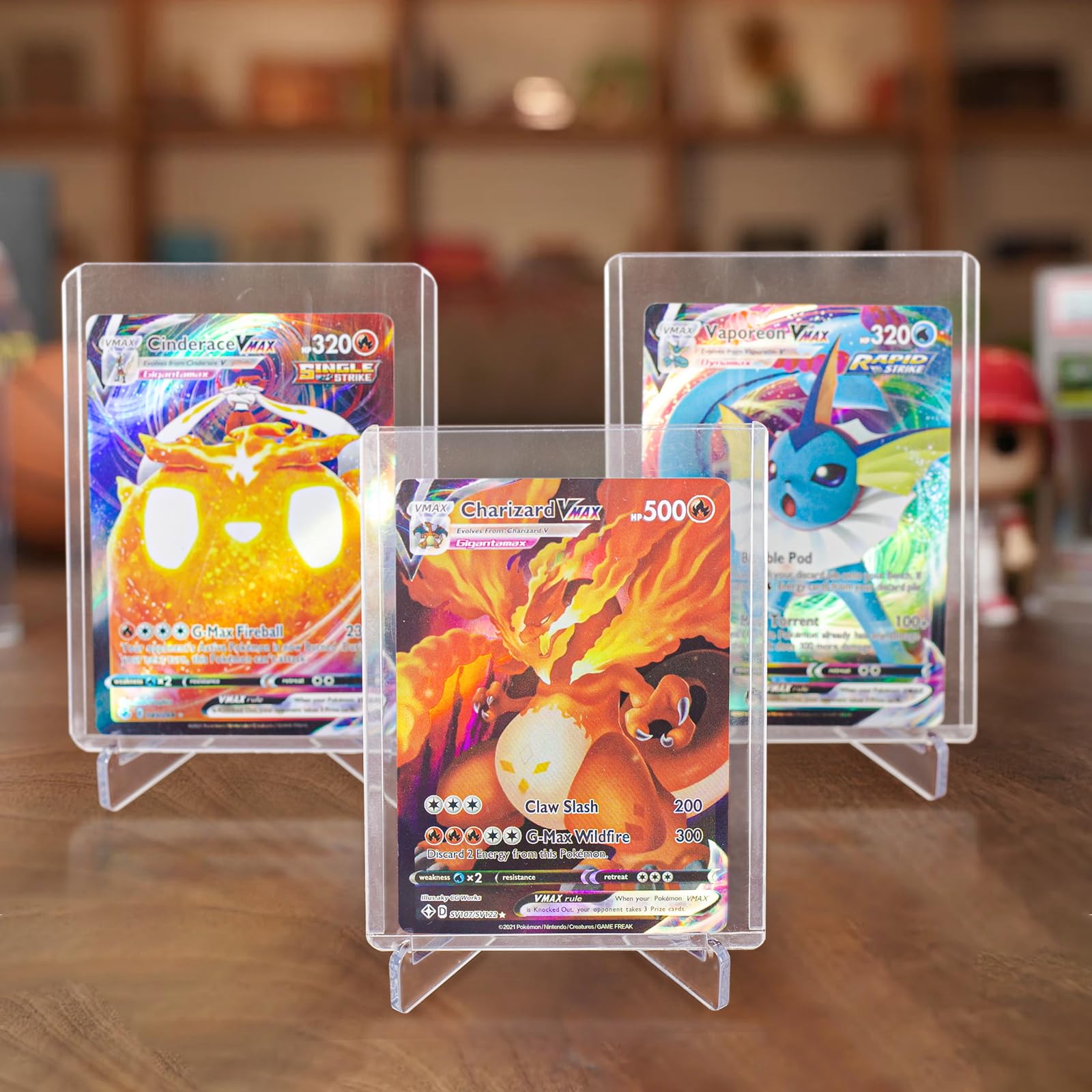 Adventure Collectable Trading Cards TCG Card Stand Easel - Display Your Toploader Or Graded Pokemon, Magic, Yu-Gi-Oh Cards On Your Desk Pokemon Card Sleeves Adventure Collectable Trading Cards TCG Card Stand Easel - Display Your Toploader Or Graded Pokemon, Magic, Yu-Gi-Oh Cards On Your Desk Pokemon Card Sleeves