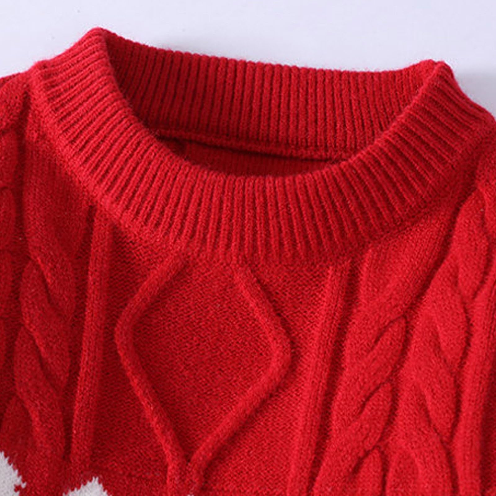 Maglioni Natale, Maglia Natalizia Uomo Maglione Brutto di Natale Cotone Maglione Uomo Invernale Natalizio Girocollo Maglione Lungo Inverno Maglioni Natale per Coppia Ugly Christmas Sweater