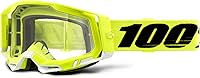 Vista 1 de 100% Racecraft 2 - Gafas protectoras para bicicleta de montaña y motocross, MX y MTB Racing (amarillo, lente transparente)