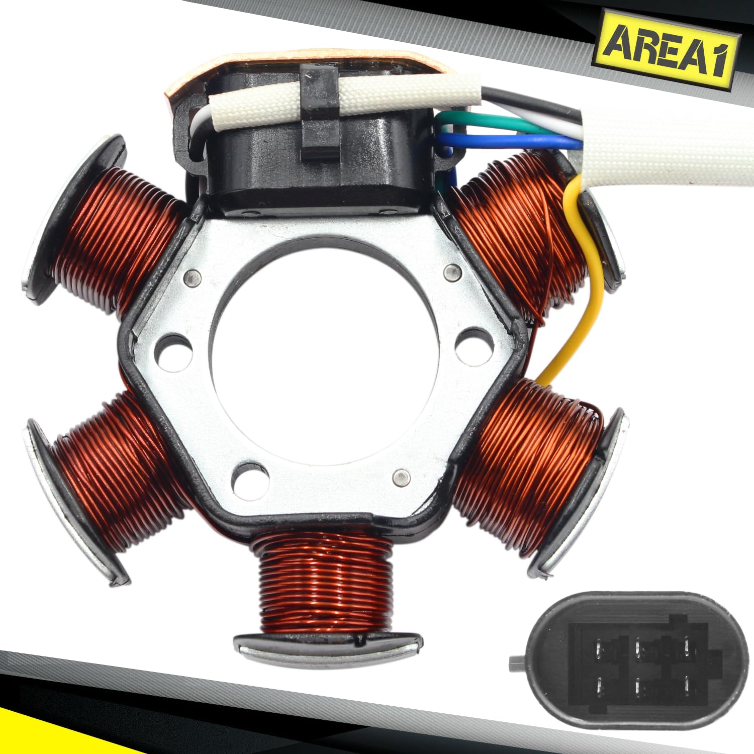 Area1 Alternatore di ricambio per 50 ccm a partire dall'anno di costruzione 99 – per NRG TPH Zip Liberty Free, Runner, ET2 LX LXV S Primavera, SR 50R Scarabeo