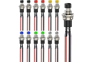 Prewired Mini Push Button for Model Railway Hobby