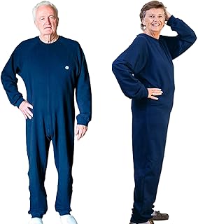 Premium, Unisex, Cotton, Anti-Strip & Incontinence Onesie/Jumpsuit