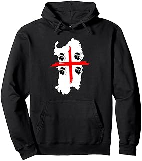 4 Mori Sardegna Flag back print sardinia gift Pullover Hoodie