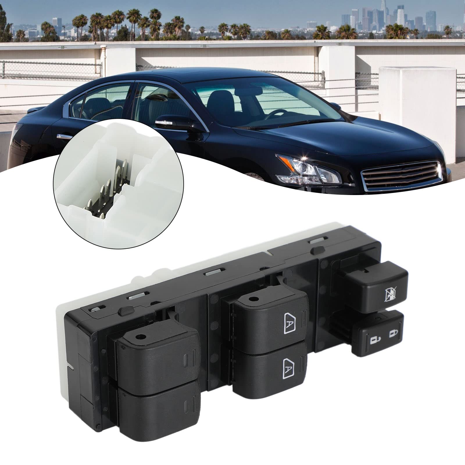 Master Power Window Switch (Fensterheber-Schalter) Für Nissan Maxima 2009-2014 – Fahrertür, Neuwertig