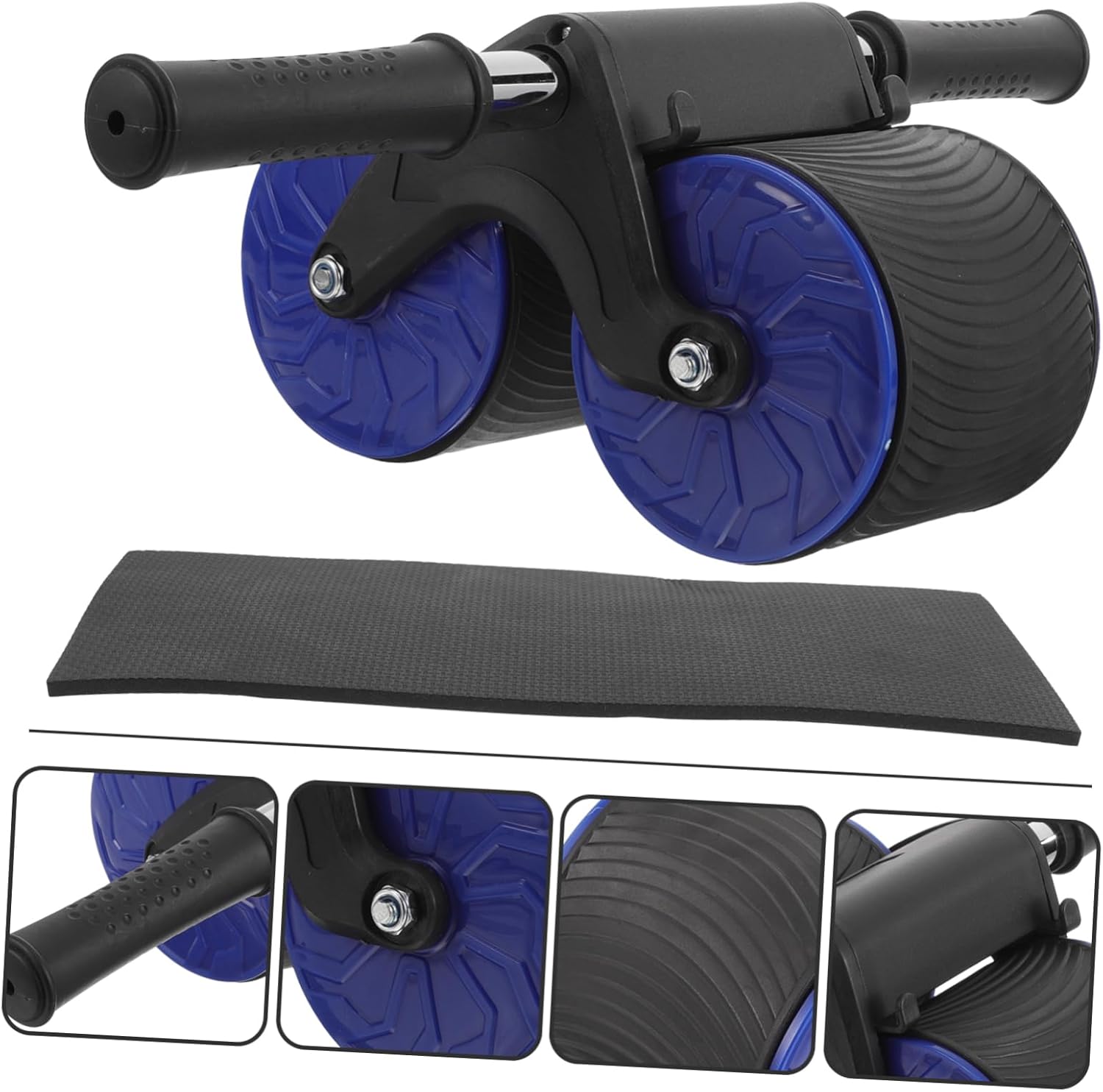 1Set Wheel Abdominal Muscle Roller for Professional Fitness Safe Skid Texture Pressure Resistant Design Multi Directional Movement for Abdominal Workouts Home Gym