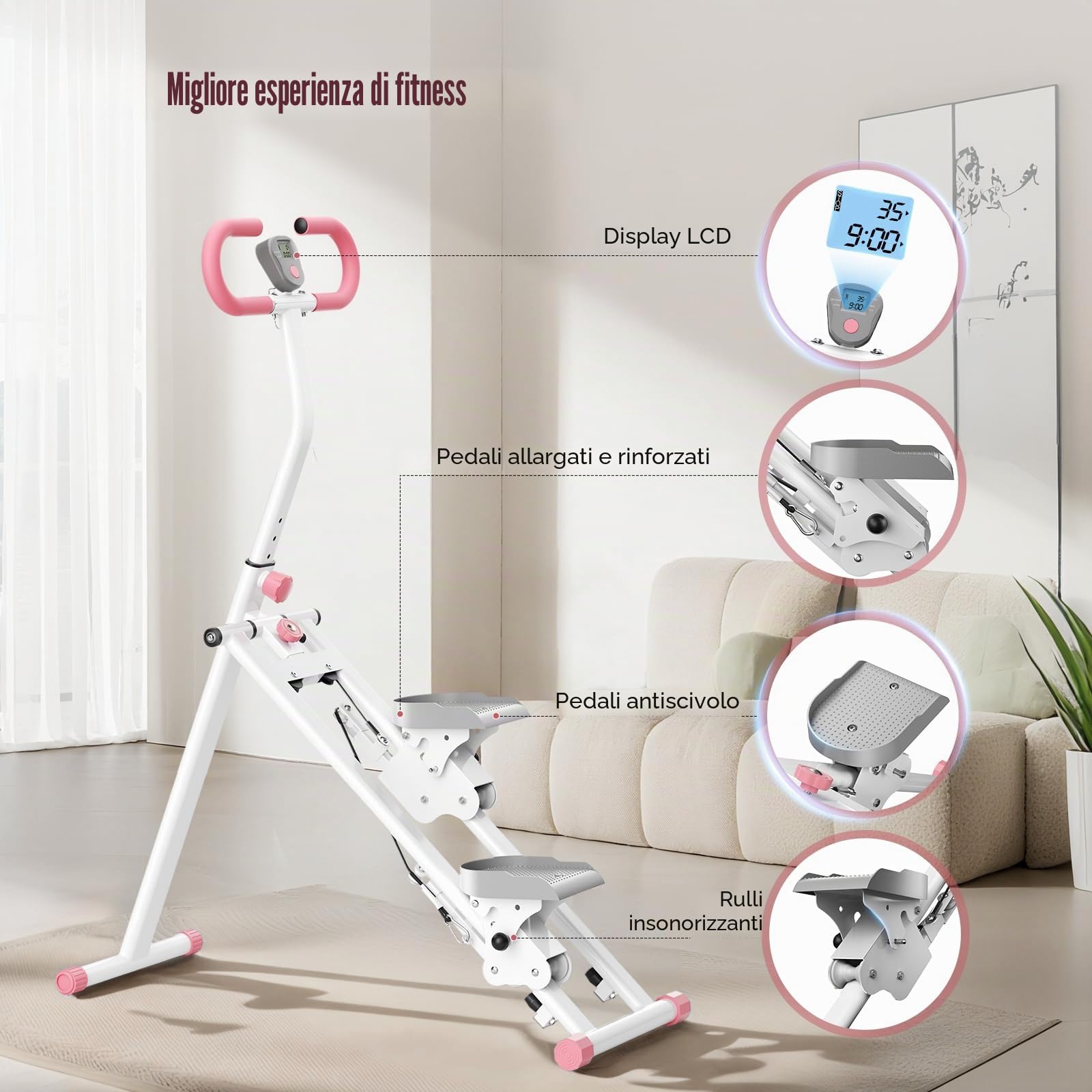 2025 Nuovo Stepper Stair per l'esercizio domestico palestra