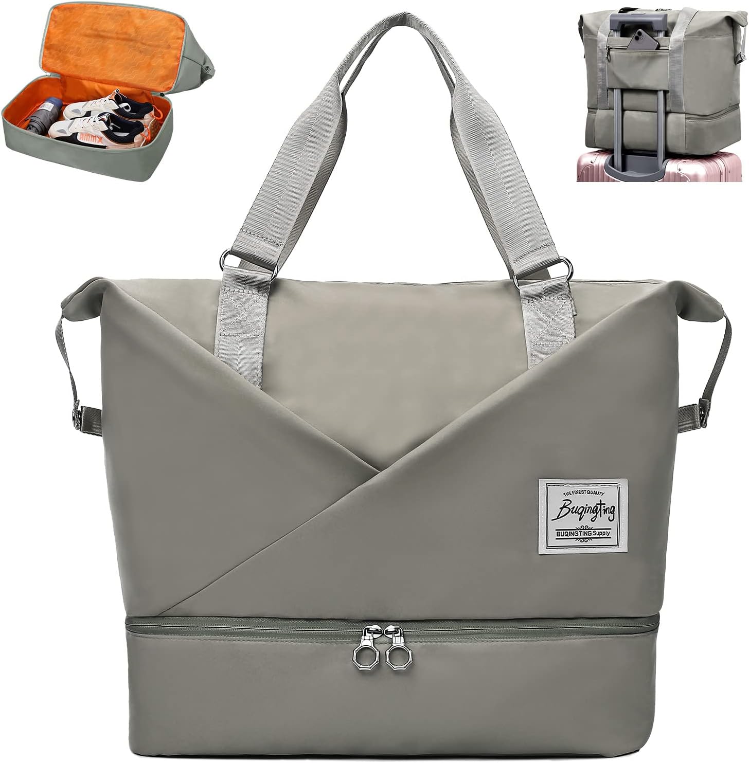 FIORETTO Womens Travel Bag Duffle Bag with Laptop