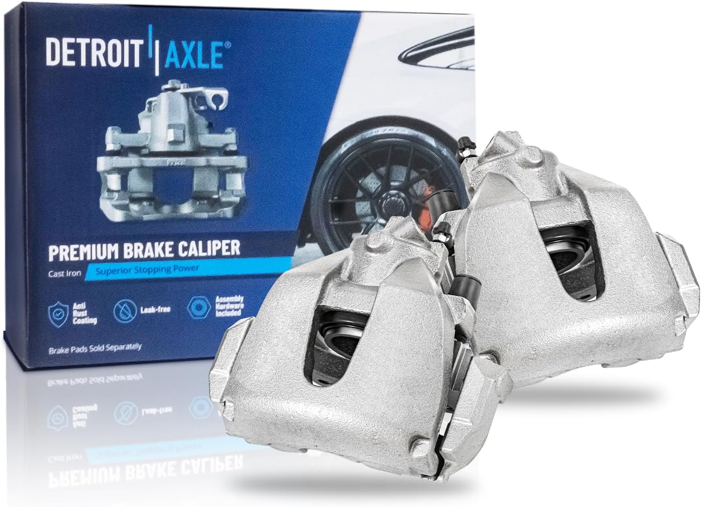 Detroit Axle Pair Front Brake Calipers for 20122018 Ford