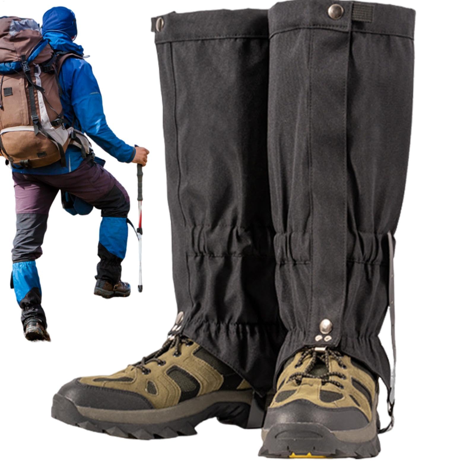 Ghette Da Neve Per Escursionismo, Ghette Per Gambe Da Caccia - Scarpe Da | Trekking Traspiranti Ghette Per Le Gambe - Ghette Per Scarponi Da Trekking Per Caccia, Escursionismo, Alpinismo, Neve, Lavoro
