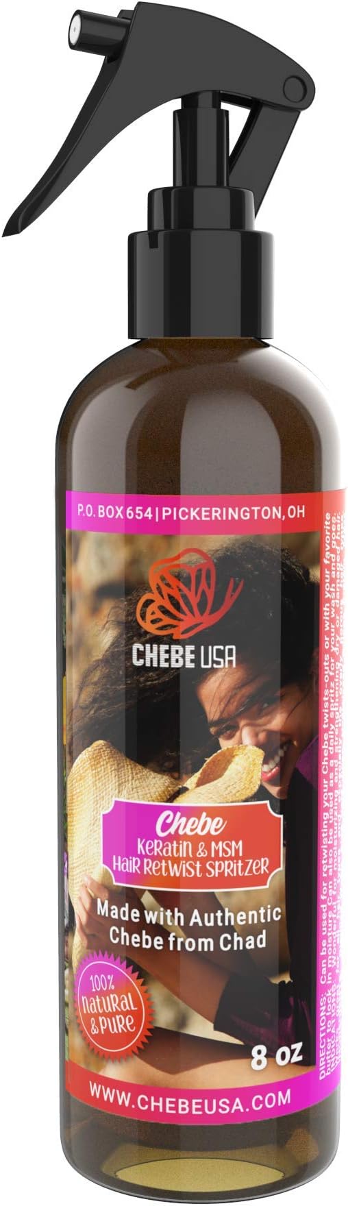 Chebe, Keratin & MSM Hair Retwist Spritzer (8 oz)