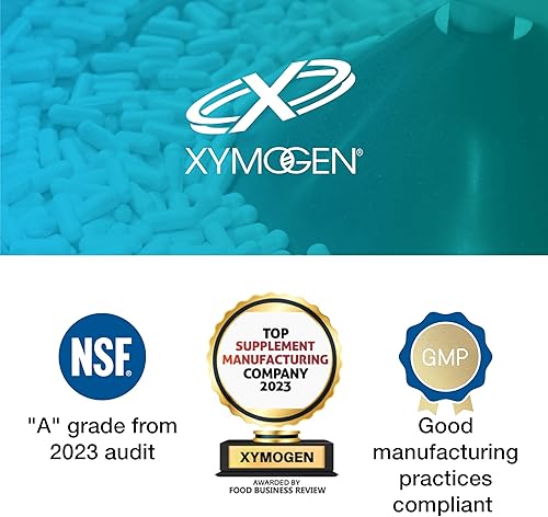 Miniatura 2 de XYMOGEN GastrAcid - Betaína HCl con pepsina, ácido L-glutámico + amargos digestivos de raíz de genciana para apoyar la digestión, absorción de