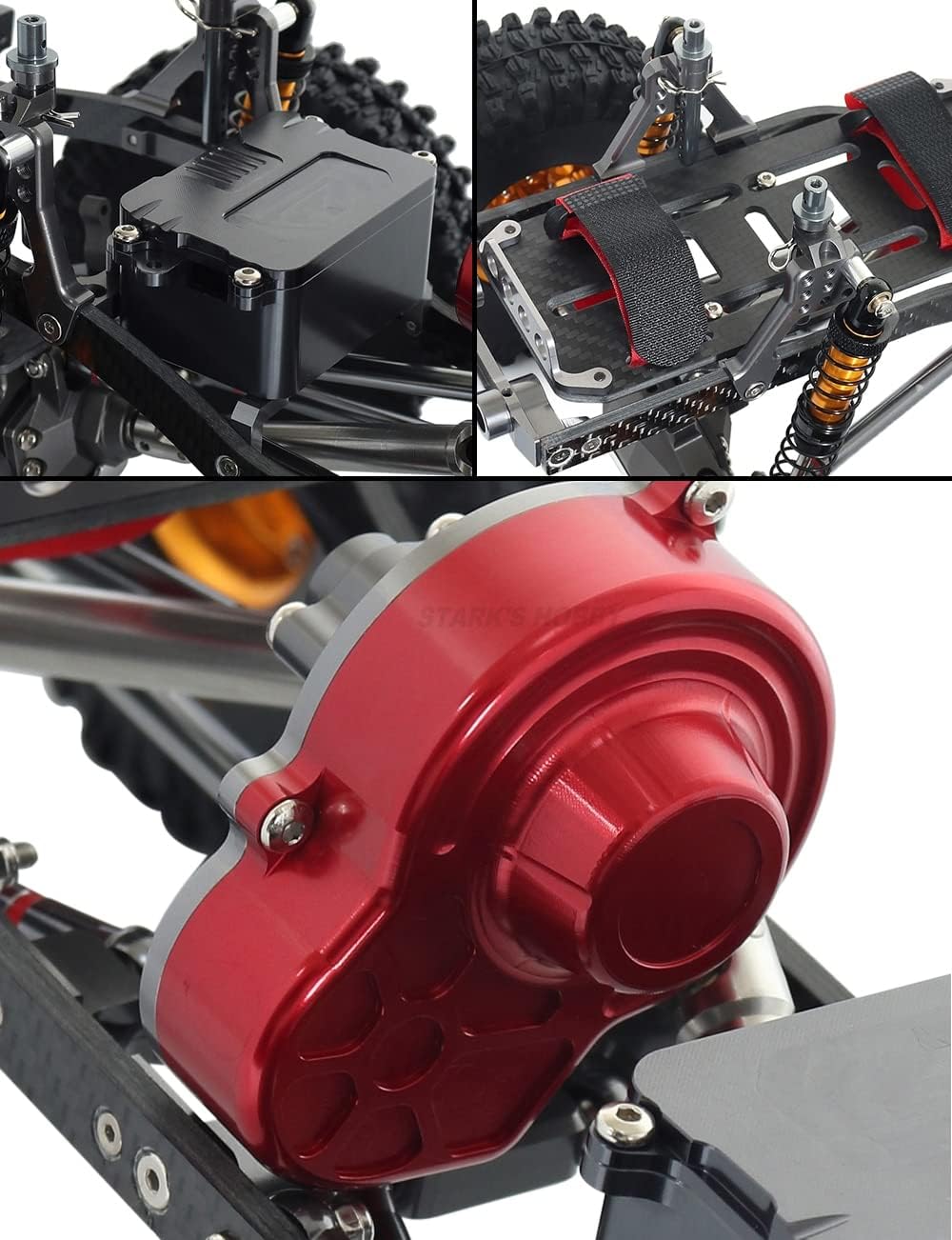 YFGXFXF 1/10 Frame Scale Trail RC Chassis Kit, All Metal Frame Chassis Kit, 312mm Wheelbase with 1.9 Beadlock Wheels Tires Bumper for 1/10 Scale Axial SCX10 90046 : Toys & Games